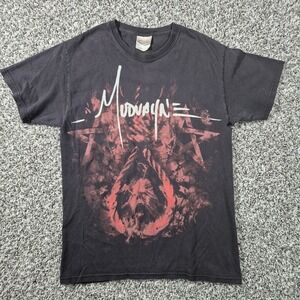 MUDVAYNE Band Vintage‎ Black T-Shirt Y2K Distressed Shirt Size Adult SMALL